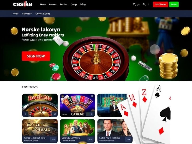 Welcome to Norsk Casino, the leading online gambling platform in Norway offering a wide variety of casino games, lucrative bonuses, and a secure gaming environment. Join now for an authentic gaming experience at norskacasino.com.